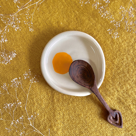 Egg spoon rest